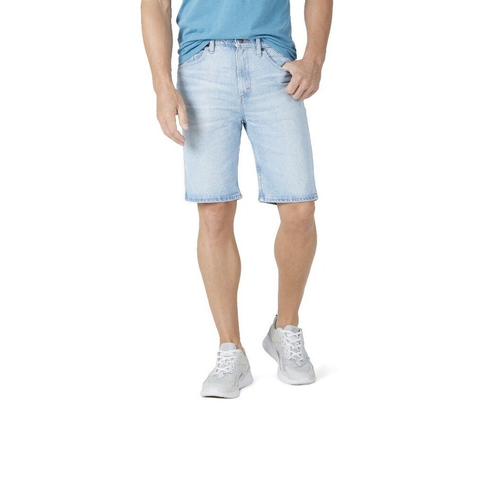 Wrangler Authentics Men's blue Classic Relaxed Fit 10 Inseam Jean Short size 36